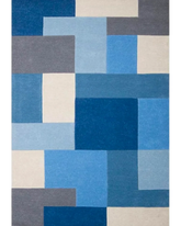 blue rug